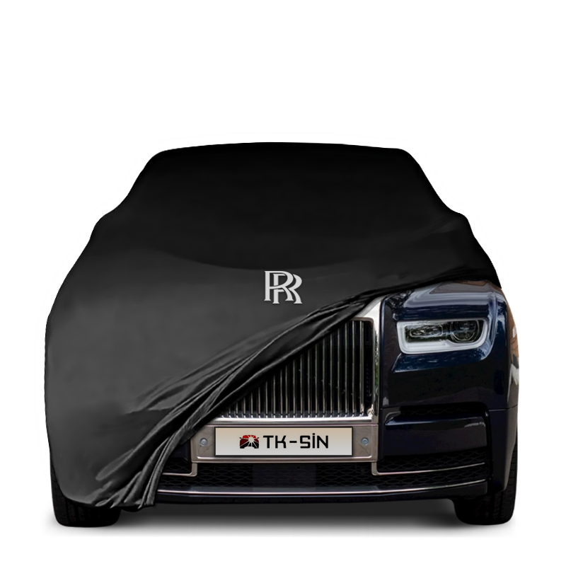 Indoor Autoabdeckung für Rolls-Royce Phantom VIII (ab 2017) mit Logo – maßgeschneidert & atmungsaktiv