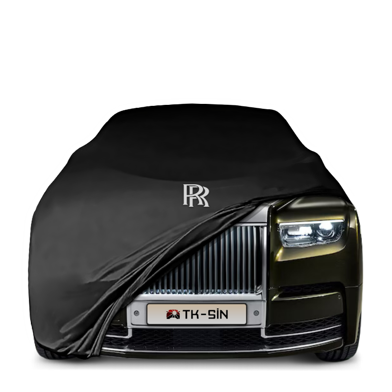 Indoor Autoabdeckung für Rolls-Royce Phantom VIII EWB (ab 2017) mit Logo – maßgeschneidert & atmungsaktiv