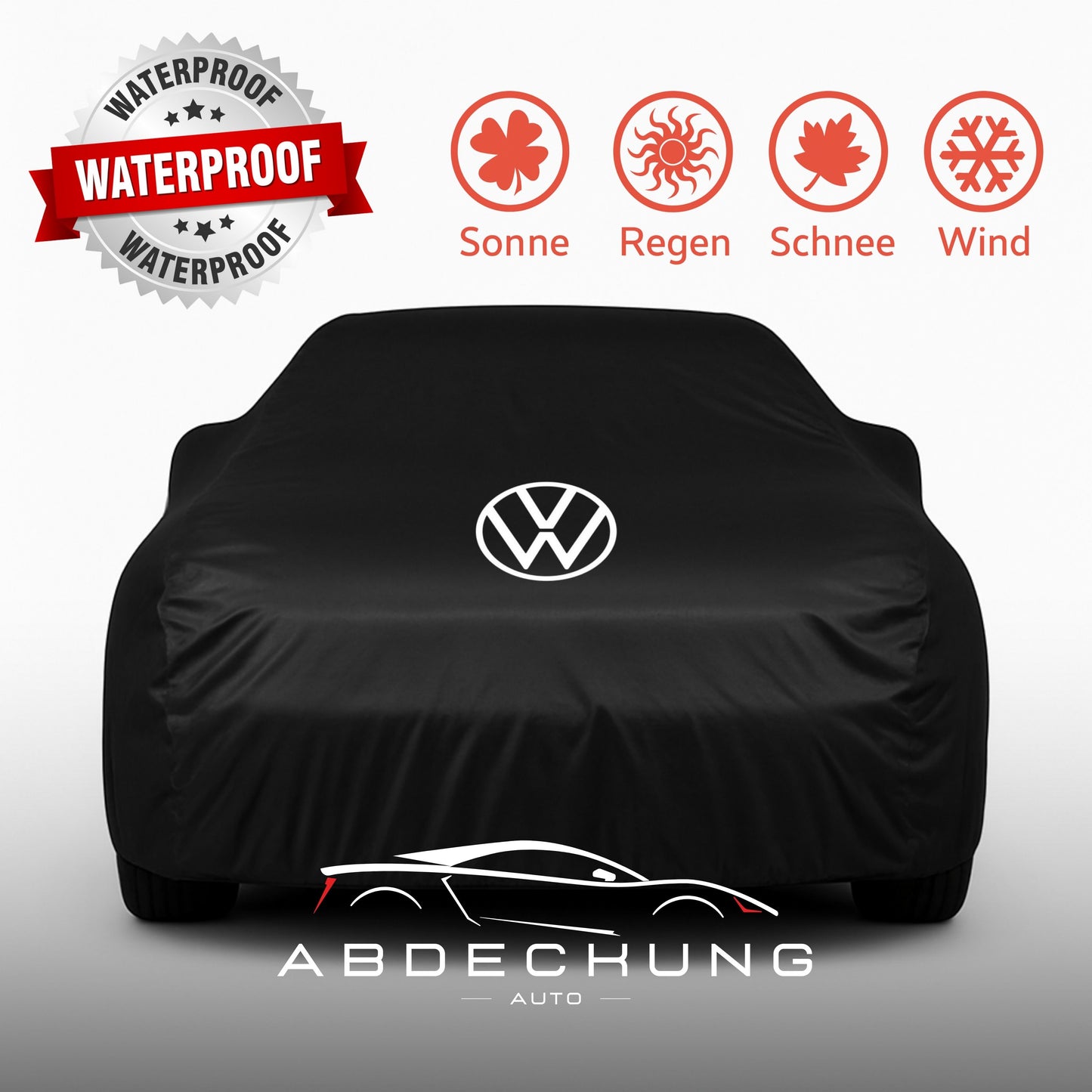 Volkswagen Outdoor Autoabdeckung – Wasserdicht & Maßgeschneidert