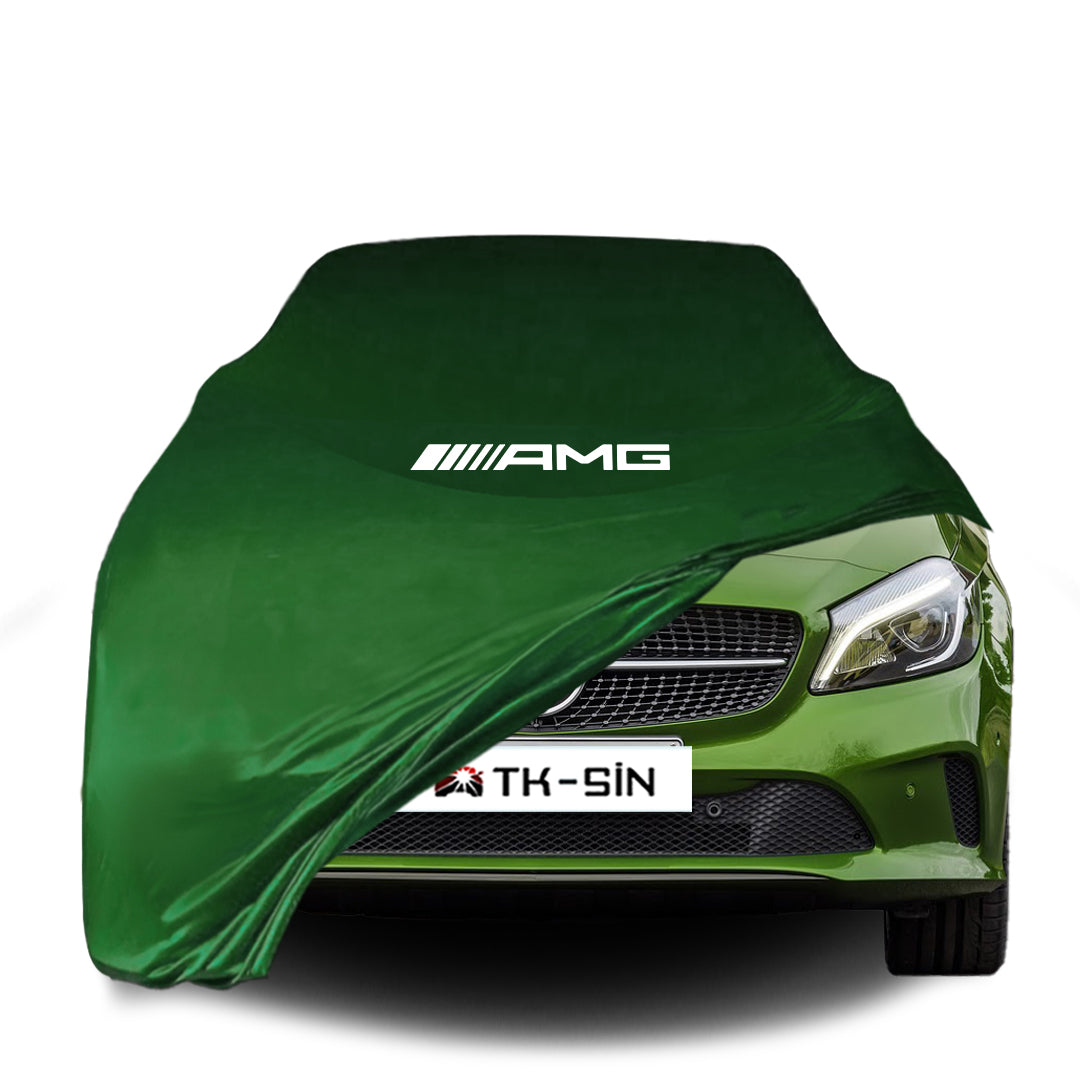 Indoor Autoabdeckung für Mercedes A-Klasse W176 (2012–2018) mit Logo – maßgeschneidert & atmungsaktiv

