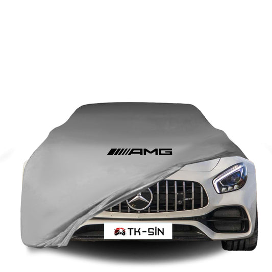Indoor Autoabdeckung für Mercedes-AMG GT C192 (ab 2023) mit Logo – maßgeschneidert & atmungsaktiv

