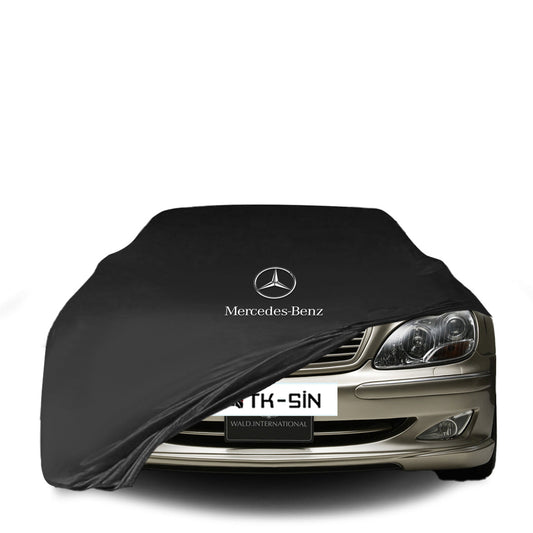 Indoor Autoabdeckung für Mercedes-Benz S-Klasse W220 Limousine (1998–2005) mit Logo – atmungsaktiv & maßgeschneidert

