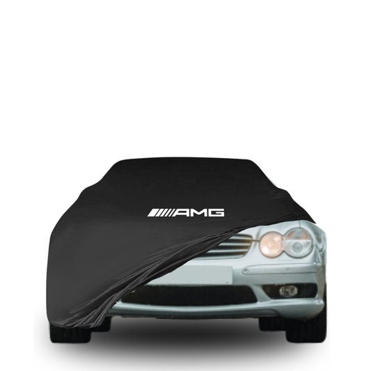 Indoor Autoabdeckung für Mercedes-Benz SL R230 Roadster (2001–2011) mit Logo – atmungsaktiv & maßgeschneidert

