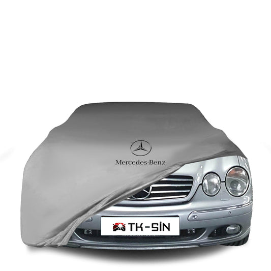 Indoor Autoabdeckung für Mercedes CL C215 (1999–2006) mit Logo – maßgeschneidert & atmungsaktiv

