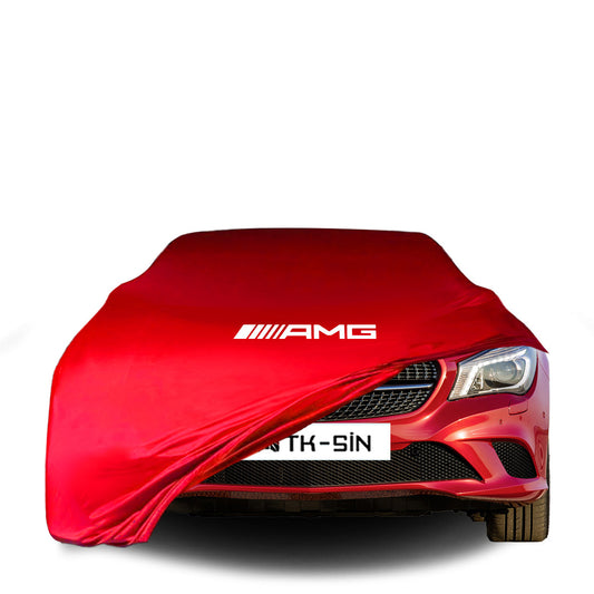 Indoor Autoabdeckung für Mercedes CLA C117 (2013–2019) mit Logo – maßgeschneidert & atmungsaktiv

