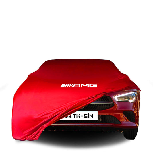 Indoor Autoabdeckung für Mercedes CLA C118 (ab 2019) mit Logo – maßgeschneidert & atmungsaktiv

